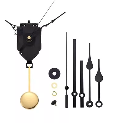 Clock Movement DIY Mechanism Melody Metal+Plastic Parts Pendulum Repair • $15.30