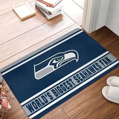 World's Seattle Seahawks  Fan Carpet 16x24in Floor Mat Home Decorative • $11.39