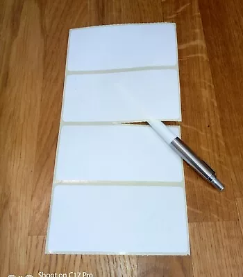 £2.79 • Buy 120 X Plain White Stickers. Self Adhesive Address Labels. 100x50mm. Sticky.