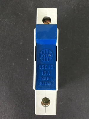 Wylex NSC15 15A Fuse Carrier Complete With Fuse • £7.95