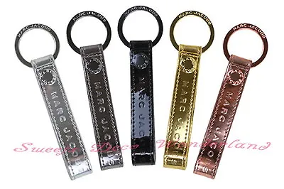 100% Authentic Marc Jacobs Metallic Miroir Logo Keychain / Key Ring / Loop Bn • $35.99