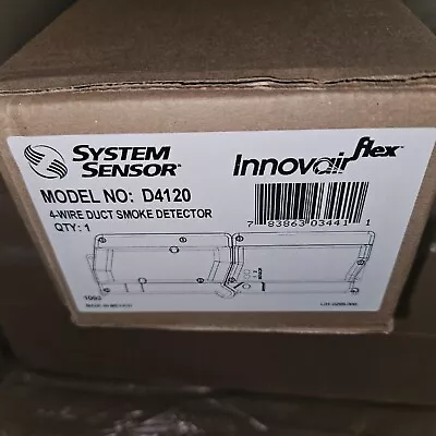 System Sensor D4120 4 Wire Photoelectric Duct Smoke Detector • $150