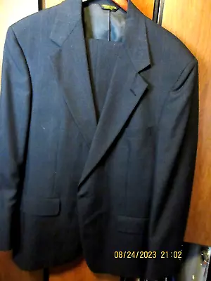 Turnbury Vintage Black Year Around Weight Wool Suit 42R • $40