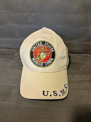 New US Marine Corps Khaki Cover- USMC EGA Hat United States Marines Baseball Cap • $7.99