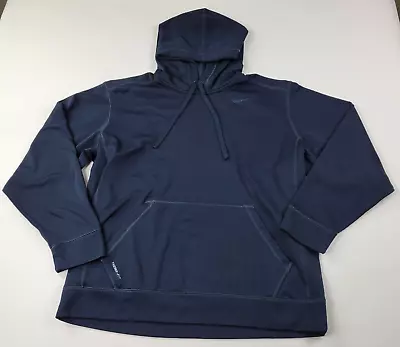 Nike Therma Fit Hoodie Mens Size XL Navy Blue Long Sleeve Pullover  • $14.99