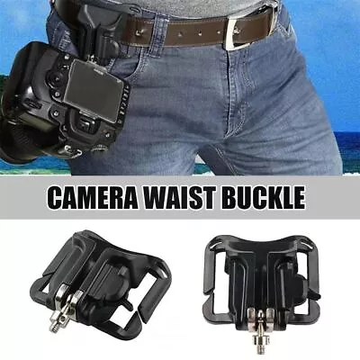 Waist Belt Buckle Belt Waist Hanger Camera Belt Button Camera Button Buckle • £4.73
