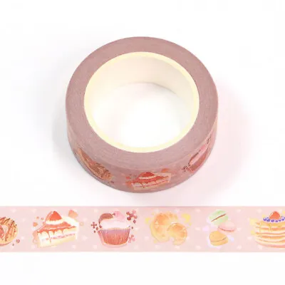 £3.30 • Buy Cake Washi Tape Sweets Baking Decorative Paper Masking Tape Bujo Scrapbooking