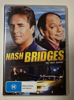 Nash Bridges Season 1 (DVD) NTSC R0 Don Johnson TV Series Action Crime Mystery • £8.99