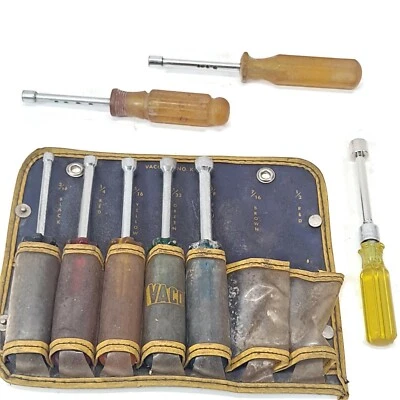 $17.24 • Buy Vaco Kit # K7 8pc Nut Driver Set Vintage Tool 