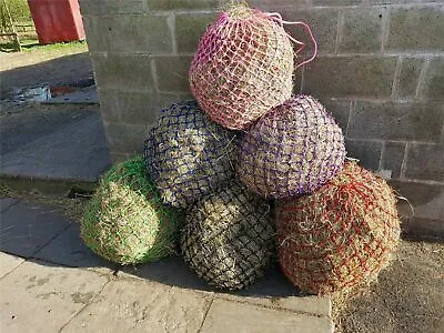 £25 • Buy Stable Yard Field Horse Pony Hay Net 4 Nets For £25 Mixed Colours 