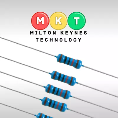 1/4W 0.25W Resistors Metal Film 1% Tolerance 110K Ohms To 1M Ohms 10 - 100 Pcs • £1.50