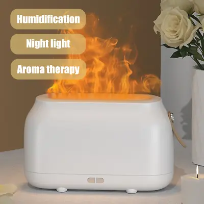 $22.99 • Buy 3D Flame Essential Oil Diffuser Aroma Humidifier 250ml USB Air Purifier Mist AUS