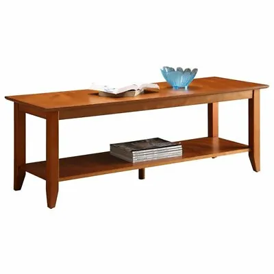 Convenience Concepts American Heritage Coffee Table In Cherry Wood Finish • $164.63
