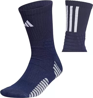 Adidas Select Basketball Crew Socks Size S Navy Blue • $10