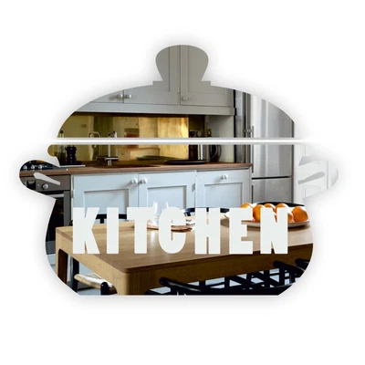 £5.99 • Buy Crock Pot Acrylic Mirrored Door Sign - KITCHEN