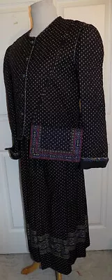 Vintage 80s Black Print Vera Bradley Suit Set Matching Purse XL • $49.99