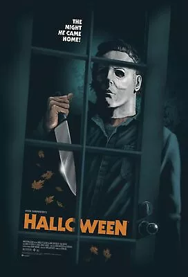 1978 Halloween Movie Poster Print Michael Myers Laurie Strode 🎃🔪🎃 • $7.97