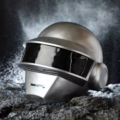 Xcoser 1:1 Daft Punk Helmet DJ Thomas Cosplay Props Silver Replica For Halloween • $118.74