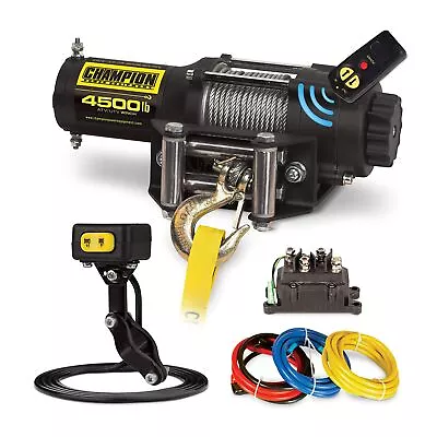 Champion Power Equipment-14560 4500-lb. ATV/UTV Wireless Winch Kit • $285.88