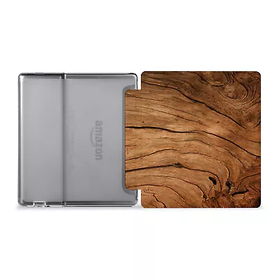 $19.99 • Buy Wood Flip Case Cover For Amazon Kindle Oasis 7 Inch 2022