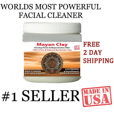 MAYAN'S SECRET INDIAN HEALING CLAY Deep Pore Cleansing Beauty Facial Mask • $8.99