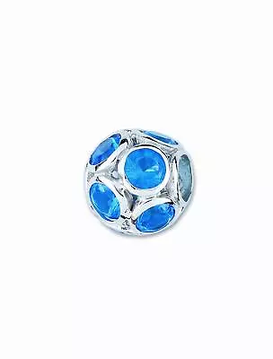 £42 • Buy Amore & Baci Zirconia Bead Sterling Silver