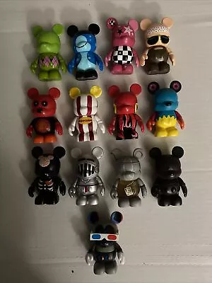 Disney Vinylmation Urban 5 Set Of 11 Plus 3D Mickey Chaser And Topper  • $49.99