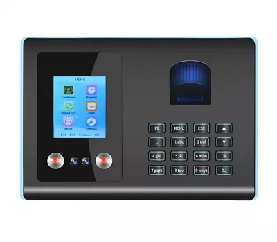 £61.26 • Buy Biometric Fingerprint Time Clock Check In Out Face Recognition Attendance Tool