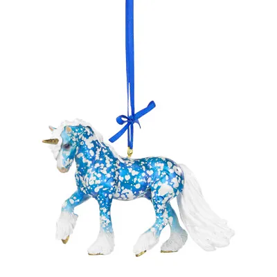 Breyer 700720 Eira Unicorn Ornament 2021 Unicorns Blue Christmas Tree Decoration • £20.24