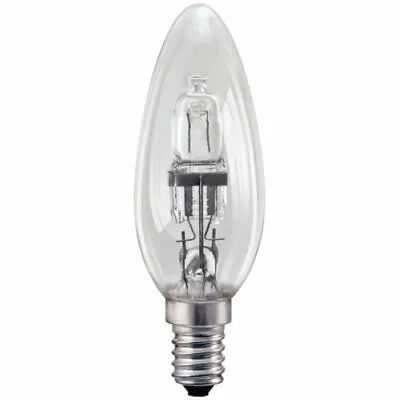 £7.42 • Buy 2,4,6,10,20 PACK HALOGEN CANDLE CLEAR 18W 28W 42W Watt BC SBC ES SES Light Bulbs