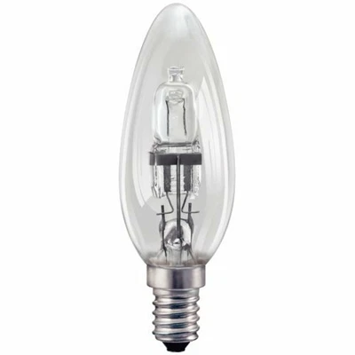 £7.42 • Buy 2,4,6,10,20 PACK HALOGEN CANDLE CLEAR 18W 28W 42W Watt BC SBC ES SES Light Bulbs