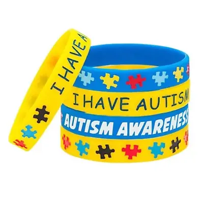 £3.59 • Buy I Have Autism / Autistic Awareness Silicone Bracelet Wristband Band Blue