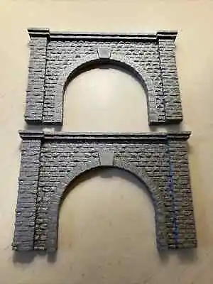 N Scale Tunnel Portal X2 Pair Model Train Diorama • $11.99
