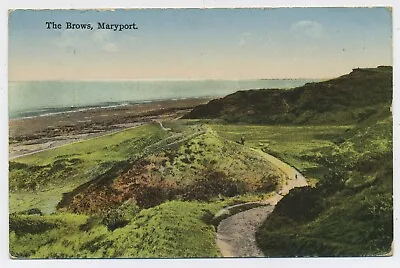The Brows Maryport Cumberland Vintage Postcard O5 • £3.99