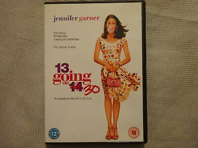 13 Going On 30 Dvd Jennifer Garner With Special Features Chick Flick Rom Com • £1.75