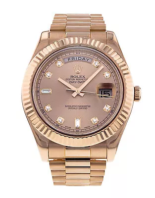 Rolex Day-Date II 218235 Rose Gold 41mm Watch • £37950