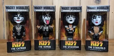 Kiss Wacky Wobbler Bobble Head Funko Set Of 4 PLEASE READ  • $189.90