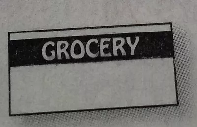 Black Grocery Labels For Monarch 1110 1 Case (255000) Made In Usa With Inkers • $183.50