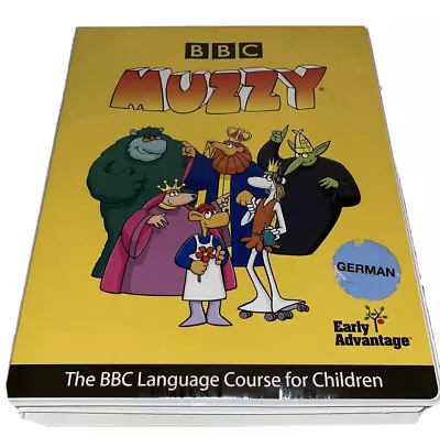 BBC Muzzy Story DVDs Parts 1-3 IN BINDER Early Advantage Language German UNUSED • $34.99