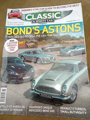 £2.79 • Buy Classic And Sportscar Magazine.  November 2019  JUST. £2.49