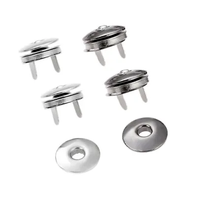 Decoration Fastener 17mm 10 Sets Magnetic Snaps Clasp Button Metal Buttons • $5.60