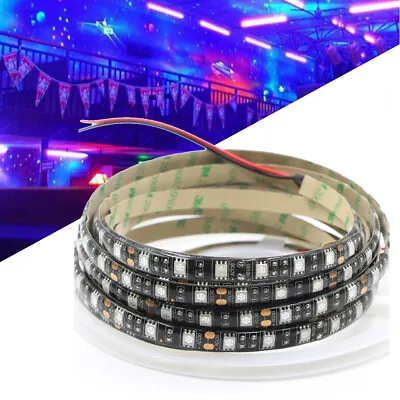 1-5M UV LED Strips 5050 3528 SMD 60/120LED/M Ultraviolet LED Strip Lights DC 12V • £4.43