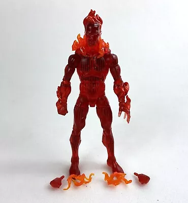 Human Torch Marvel Legends Action Figure Complete Fantastic Four Retro Wave • $21.98