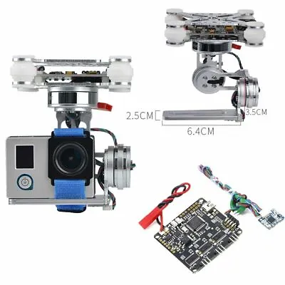 Brushless Gimbal Camera Mount Controller Broad For Gopro3-4 Sj4000 Fpv Drone Toy • $62.36