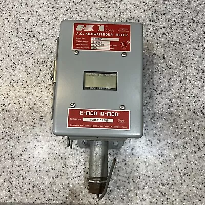 E-Mon D-Mon 4480200 AC Kilowatthour Meter 4 Wire 277/480V 200 Amp FREE SHIPPING! • $199.99