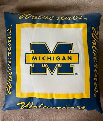 Michigan Wolverines Pillow 16  By 16  • $15.49