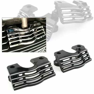 Motorcycle Slotted Finned Spark Plug Head Bolt Cover For Harley Touring Trikes • $27.53