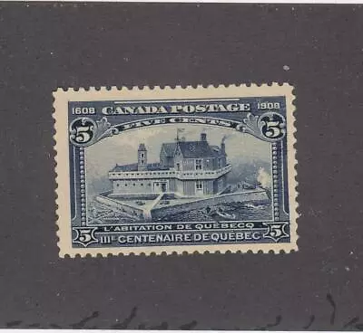 CANADA (MK802) # 99 VF-MLH  5cts  CHAMPLAIN'S HABITATION /BLUE CAT VALUE $150 • $24.35