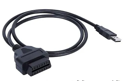 16 Pins OBD2 OBD-II To USB Female Port Charging Cable Adapter Connector B187 • $9.99