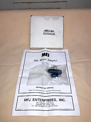MFJ Model MFJ-66 HF/VHF Dip Meter Coils For MFJ SWR Analyzers • $65